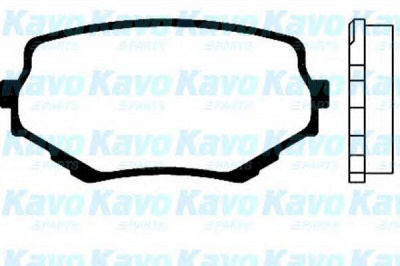 KAVO PARTS bp8512 -  Комплект тормозных колодок, дисковый тормоз